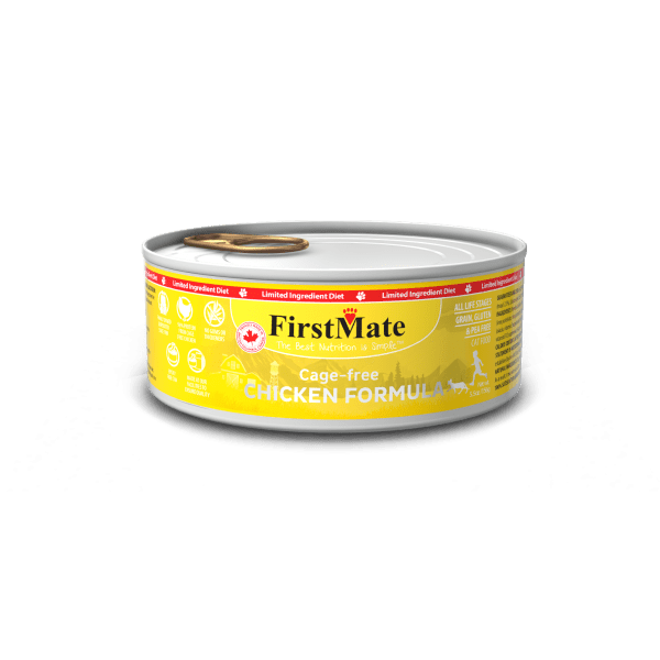 FirstMate Limited Ingredient – Free Run Chicken Wet Cat Food