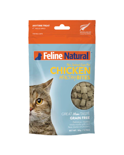 Feline Natural Chicken Healthy Bites 1.76-oz, Cat Treat