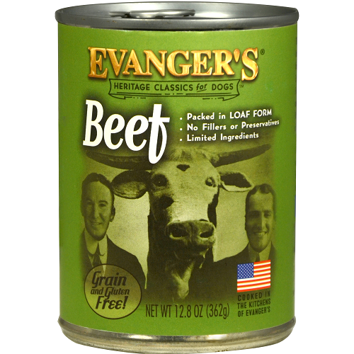 Evangers Heritage Classic Beef In Loaf Form Wet Dog Food, 12.8-oz, Case Of 12