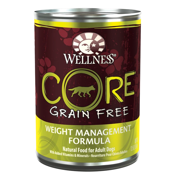 Wellness® CORE® Weight Management Formula Adult Wet Dog Food, 12.5-oz Case of 12