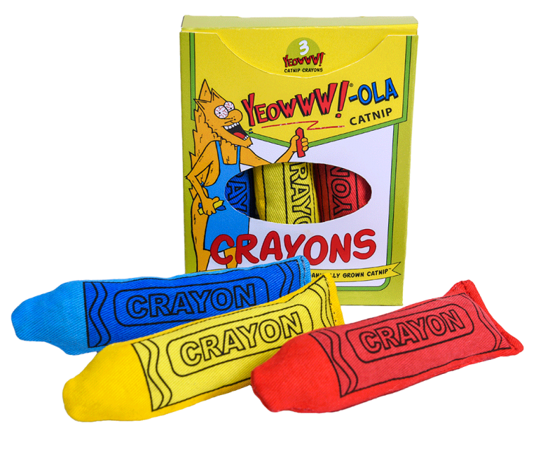 Yeowww-Ola Crayons, Catnip Cat Toy