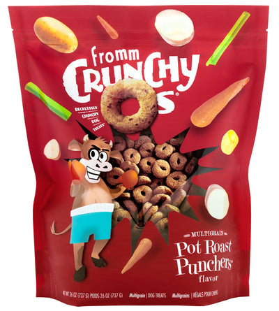 Fromm Crunchy O's Multigrain Pot Roast Punchers Recipe Dog Treats