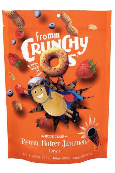 Fromm Crunchy O's Multigrain Peanut Butter Jammers Recipe Dog Treats