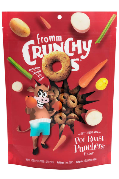 Fromm Crunchy O's Multigrain Pot Roast Punchers Recipe Dog Treats