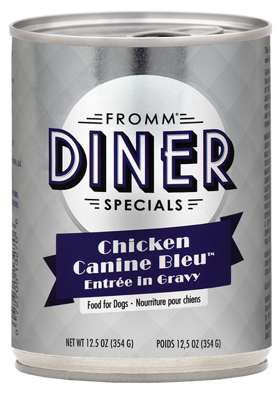Fromm Diner Specials Chicken Canine Bleu™ Entrée in Gravy 12.5-oz, Wet Dog Food, Case Of 12