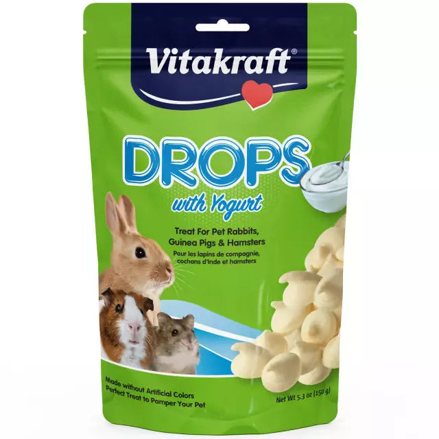 Vitakraft Drops With Yogurt 5.3-oz, Rabbit Treat