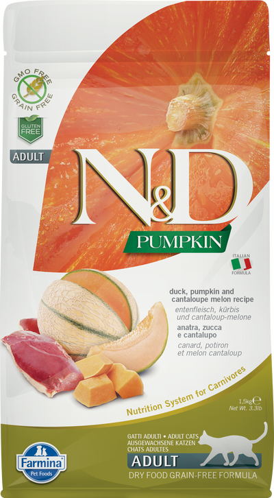 Farmina N&D Pumpkin Duck & Cantaloupe Dry Cat Food