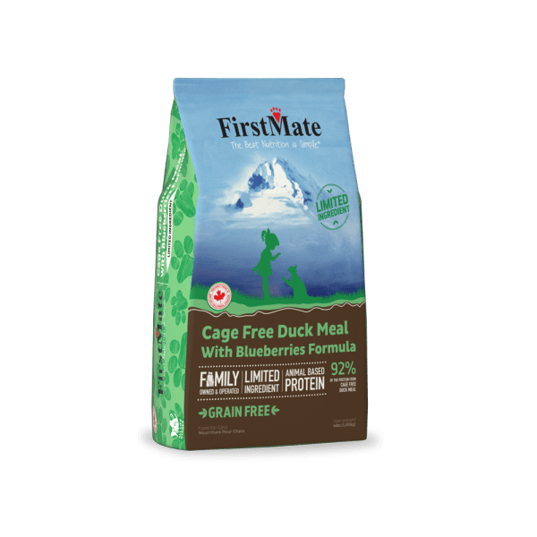 FirstMate Cage Free Duck Meal & Blueberries Dry Cat Food
