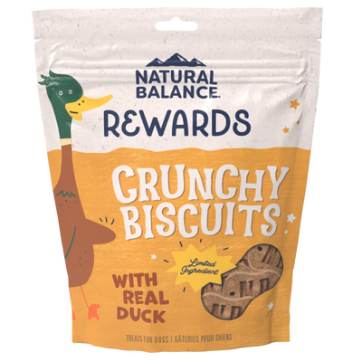 Natural Balance Limited Ingredient Crunchy Biscuits Duck & Potato Recipe, Dog Treat
