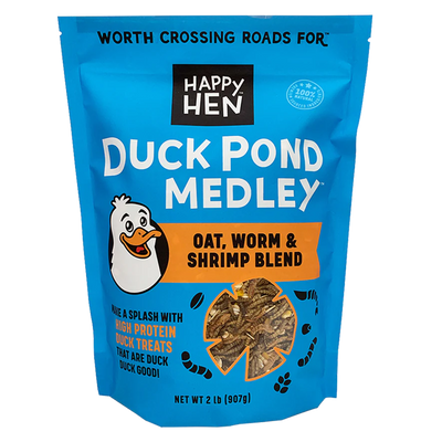 Happy Hen Treats Duck Pond Medley, Poultry Treat, 2-lb Bag