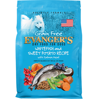 Evangers Grain Free Whitefish And Sweet Potato Recipe Dry Dog Food