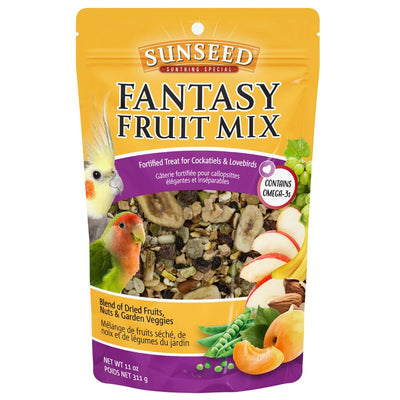 Sunseed Fantasy Fruit Mix 11-oz, Bird Treat