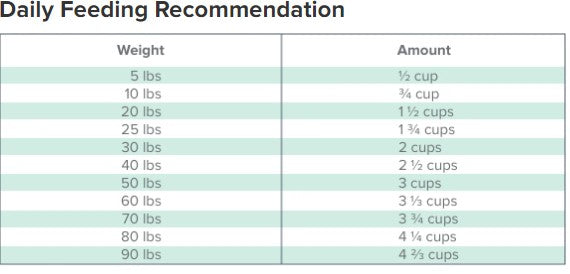 Dr marty dog food feeding sale guide