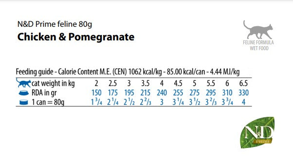 Farmina N D Prime Cat Chicken Pomegranate Recipe Wet Cat Food