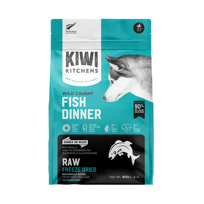 Kiwi Kitchens Fish Dinner, Freeze-Dried Dog Food
