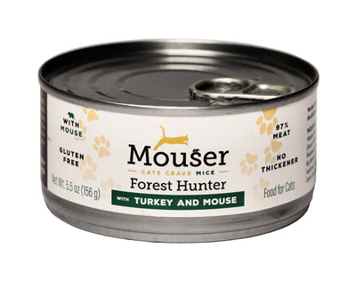Mouser Forest Hunter Turkey With Mouse Recipe 5.5-oz, Wet Cat Food, Case Of 24