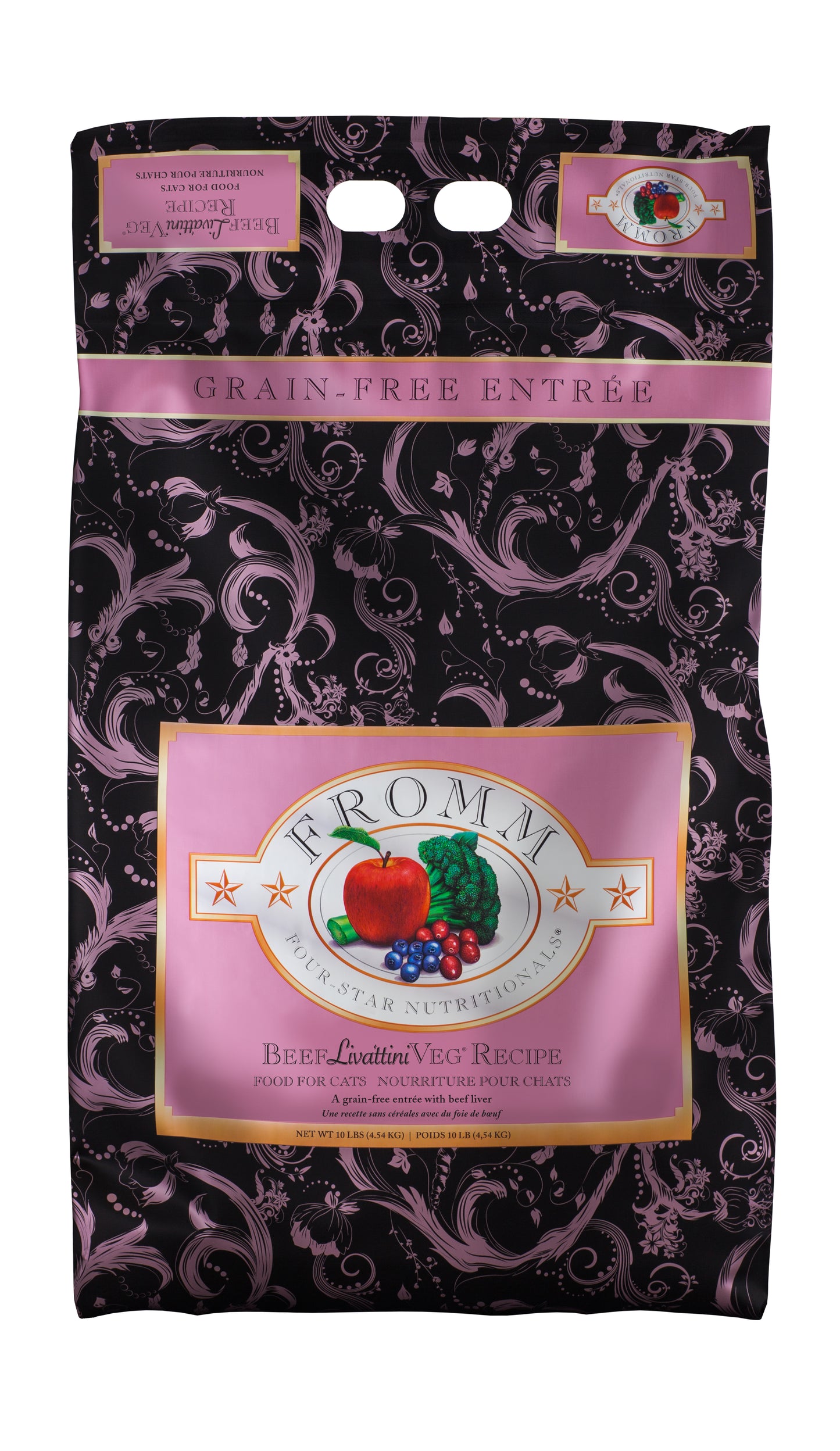 Fromm Four-Star Beef Liva’ttini Veg Recipe, Dry Cat Food