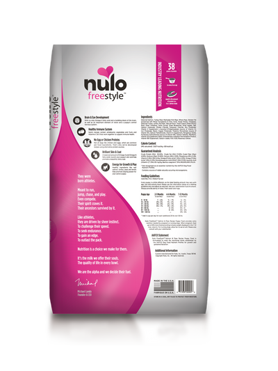 Nulo Freestyle High Protein Kibble Puppy Salmon and Pea Recipe , Dry Dog Food