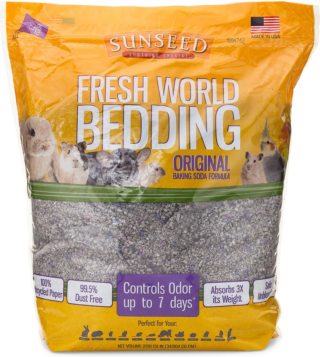 Sunseed Fresh World Original Bedding For Small Animals