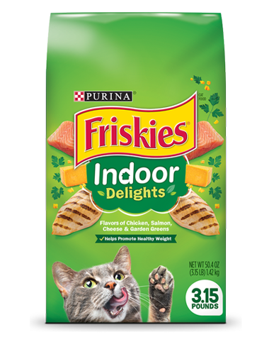 Purina Friskies Indoor Delights Dry Cat Food, 16-lb Bag