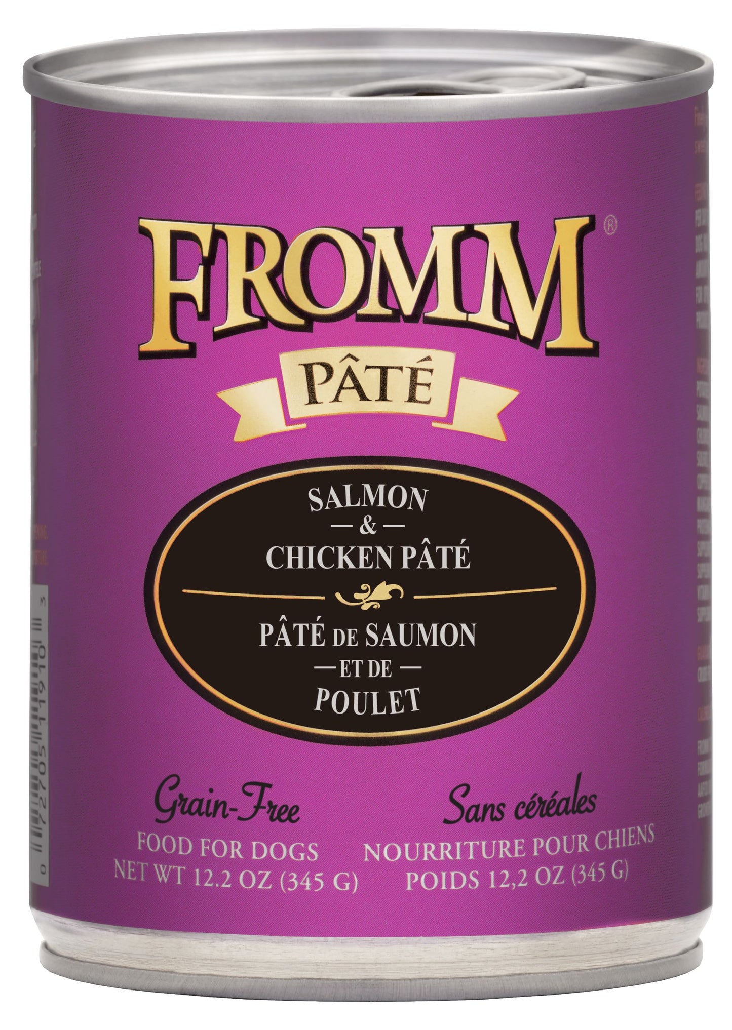 Fromm Chicken & Salmon Pâté, Wet Dog Food, 12.2-oz Case of 12