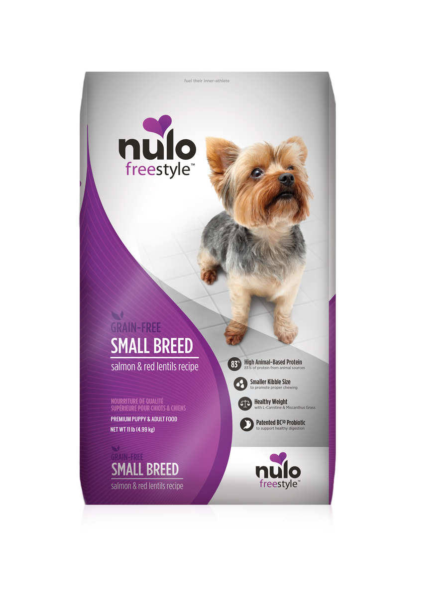 Nulo Freestyle High Meat Kibble Small Breed Salmon and Red Lentils Recipe, Dry Dog Food