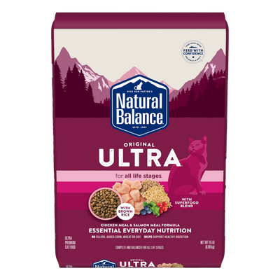 Natural Balance® Original Ultra® Chicken Meal & Salmon Meal Formula, Dry Cat Food