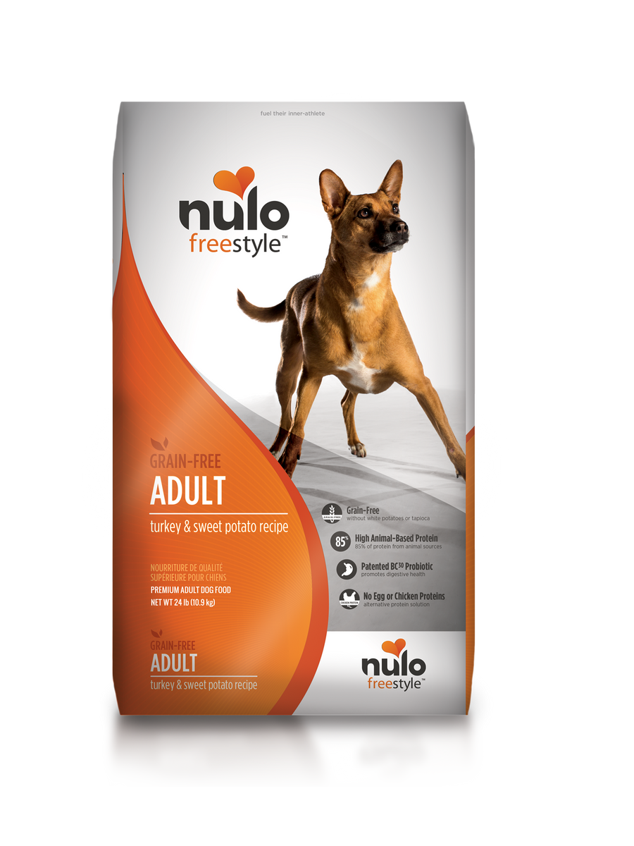 Nulo Freestyle High Meat Kibble Turkey and Sweet Potato Recipe, Dry Dog Food