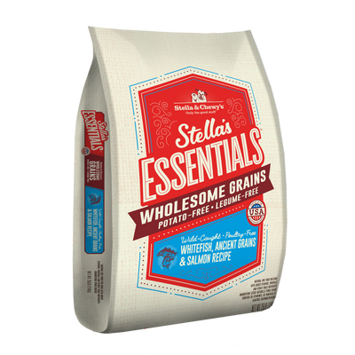 Stella's Essentials - Wild-Caught Whitefish w/Salmon Recipe with Ancient Grains, Dry Dog Food
