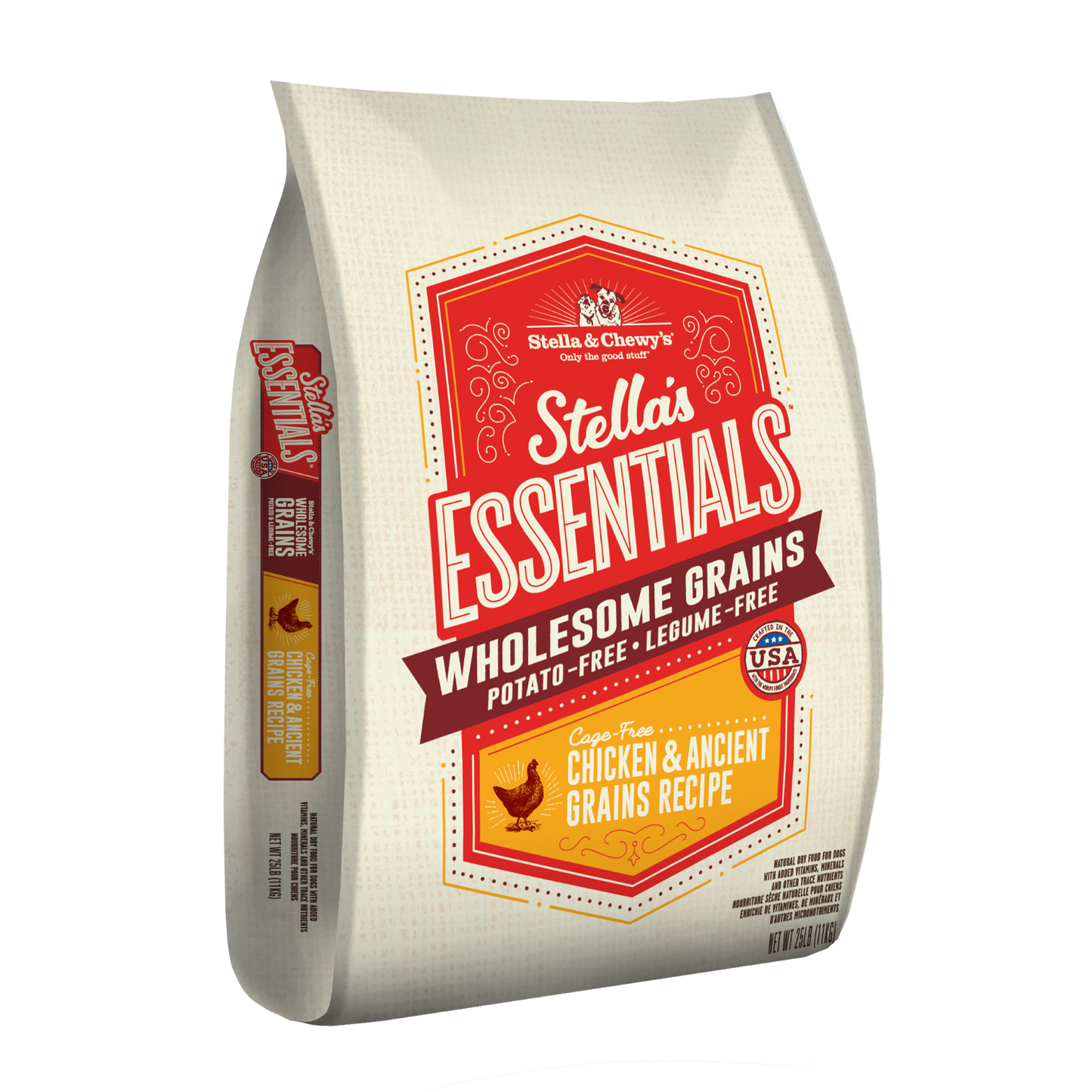 Stella's Essentials - Cage-Free Chicken & Ancient Grains Recipe, Dry Dog Food