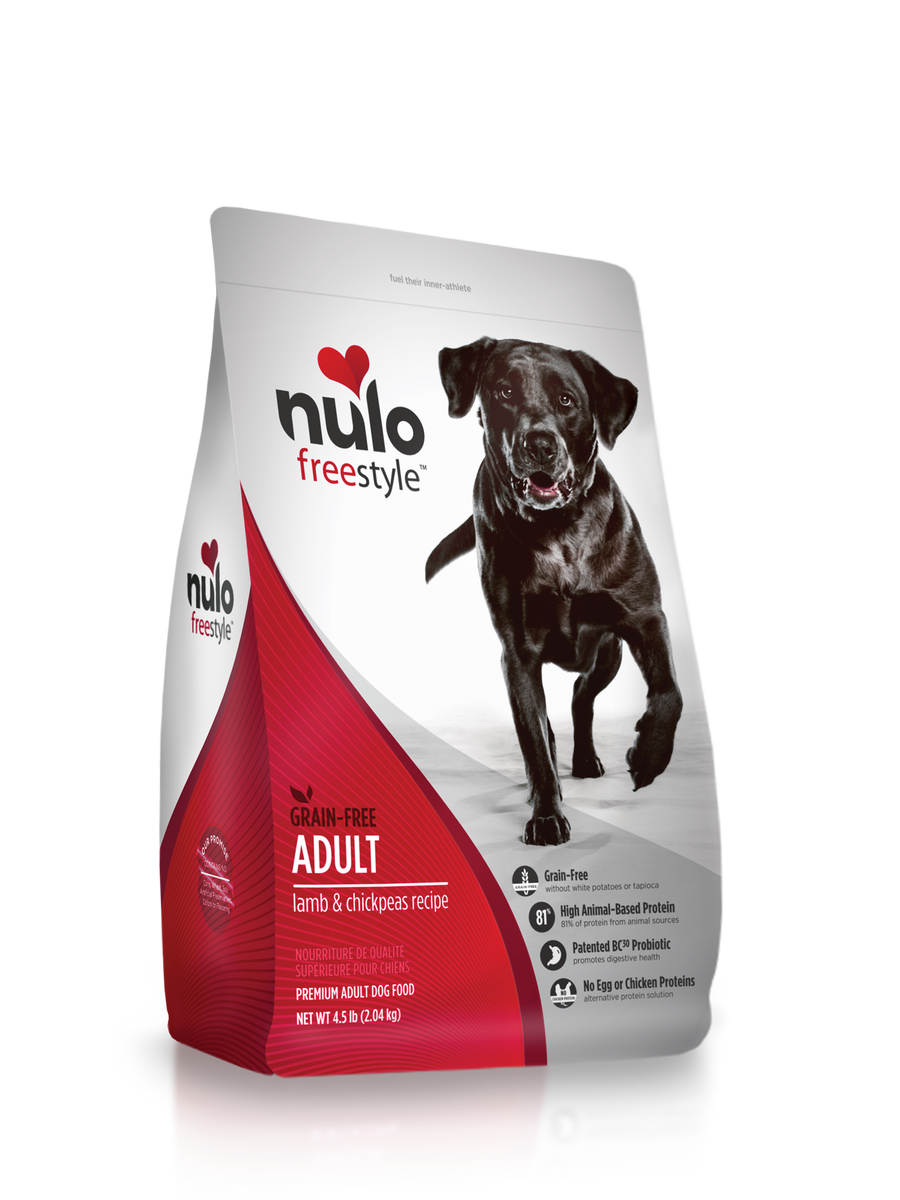 Nulo Freestyle High Meat Kibble Lamb and Chickpeas Recipe, Dry Dog Food