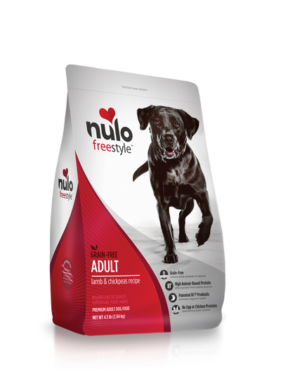 Nulo Freestyle High Meat Kibble Lamb and Chickpeas Recipe, Dry Dog Food