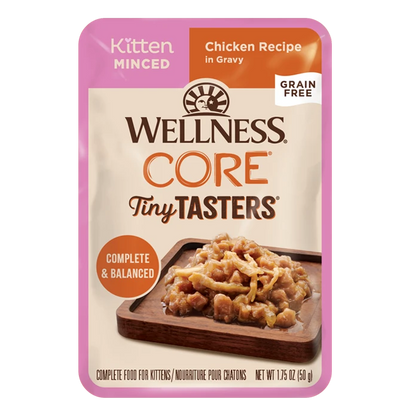 Wellness CORE® Tiny Tasters™ Minced Kitten 1.75-oz Pouch, Wet Cat Food
