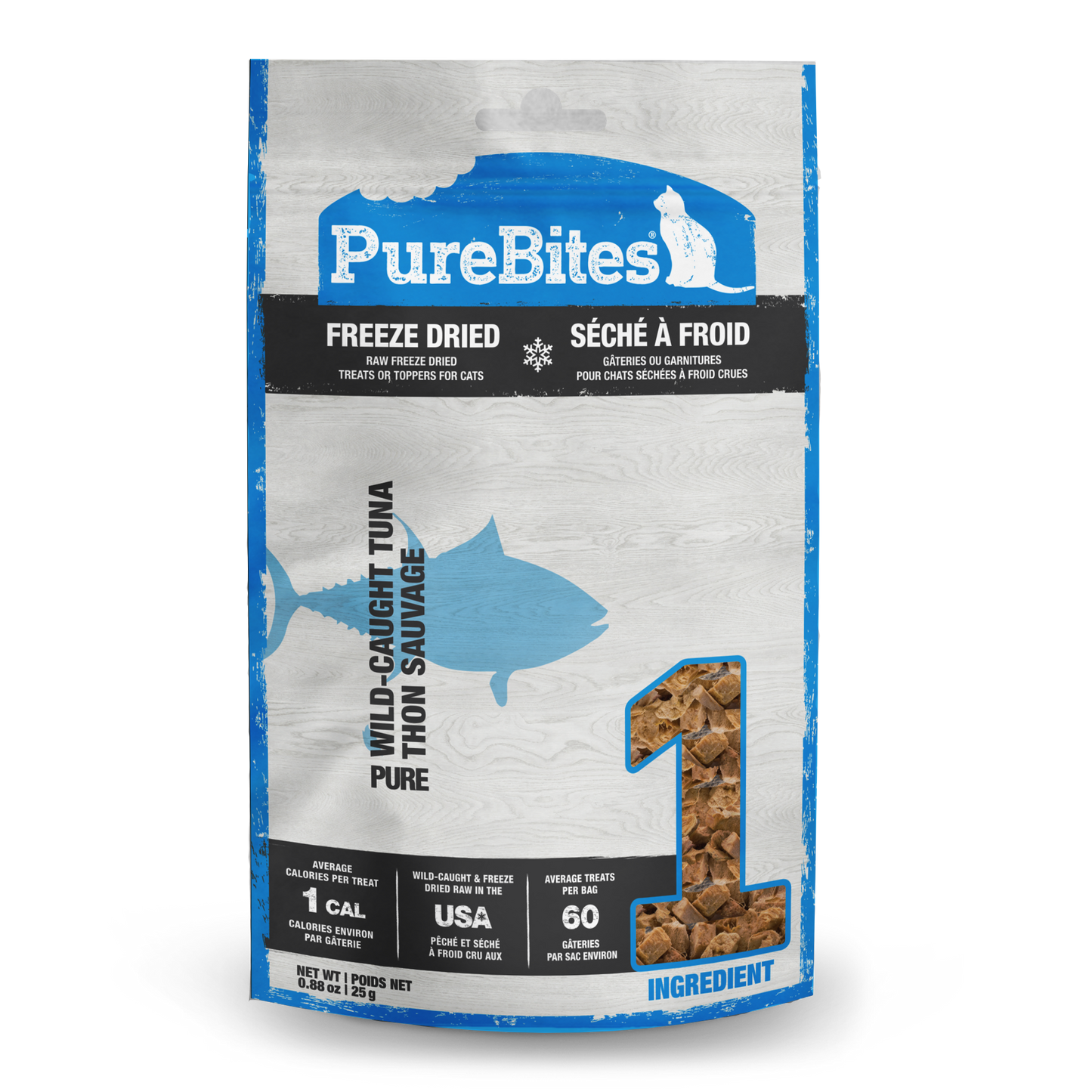 PureBites Freeze-Dried Cat Treats 0.88-oz, Tuna Recipe