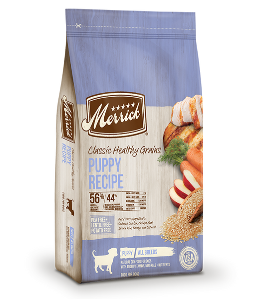 Merrick Classic Healthy Grains Puppy Recipe Dry Dog Food 4 lb Bag