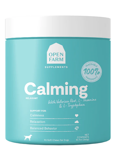 Open Farm Calming Supplement Chews For Dogs, 90-Count