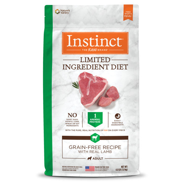 Instinct Limited Ingredient Diet Lamb, Dry Dog Food, Bag