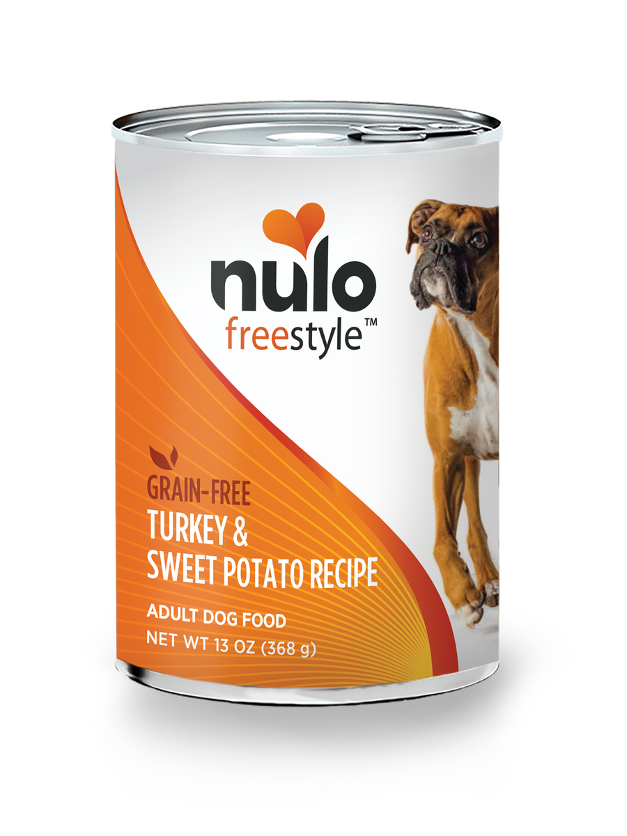 Nulo Freestyle Adult Turkey and Sweet Potato Recipe, Wet Dog Food, 13-oz, Case of 12