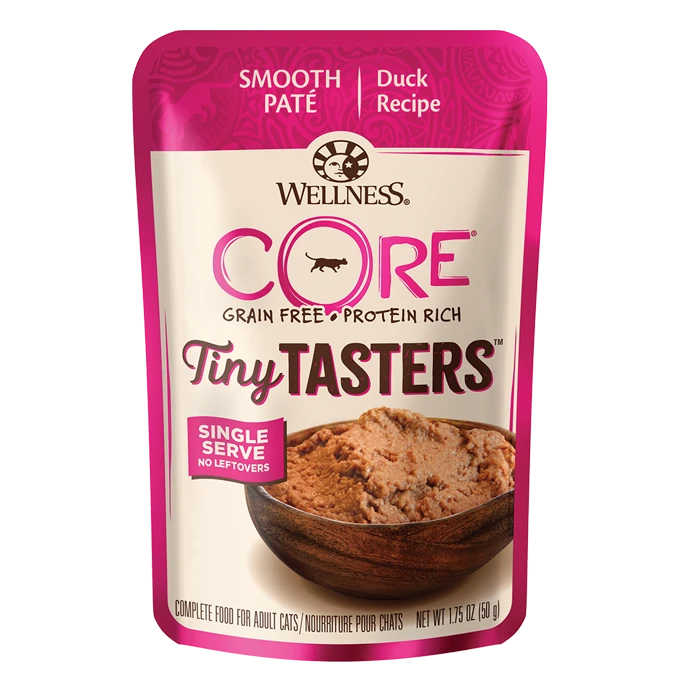 Wellness CORE® Tiny Tasters™ Duck Pate 1.75-oz Pouch, Wet Cat Food