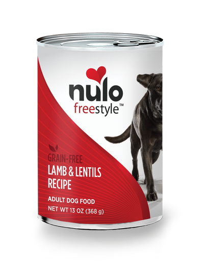Nulo Freestyle Adult Lamb and Lentils Recipe, Wet Dog Food, 13-oz, Case of 12