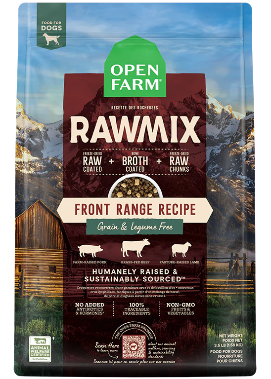 Open Farm Front Range Grain-Free RawMix, Dry Dog Food