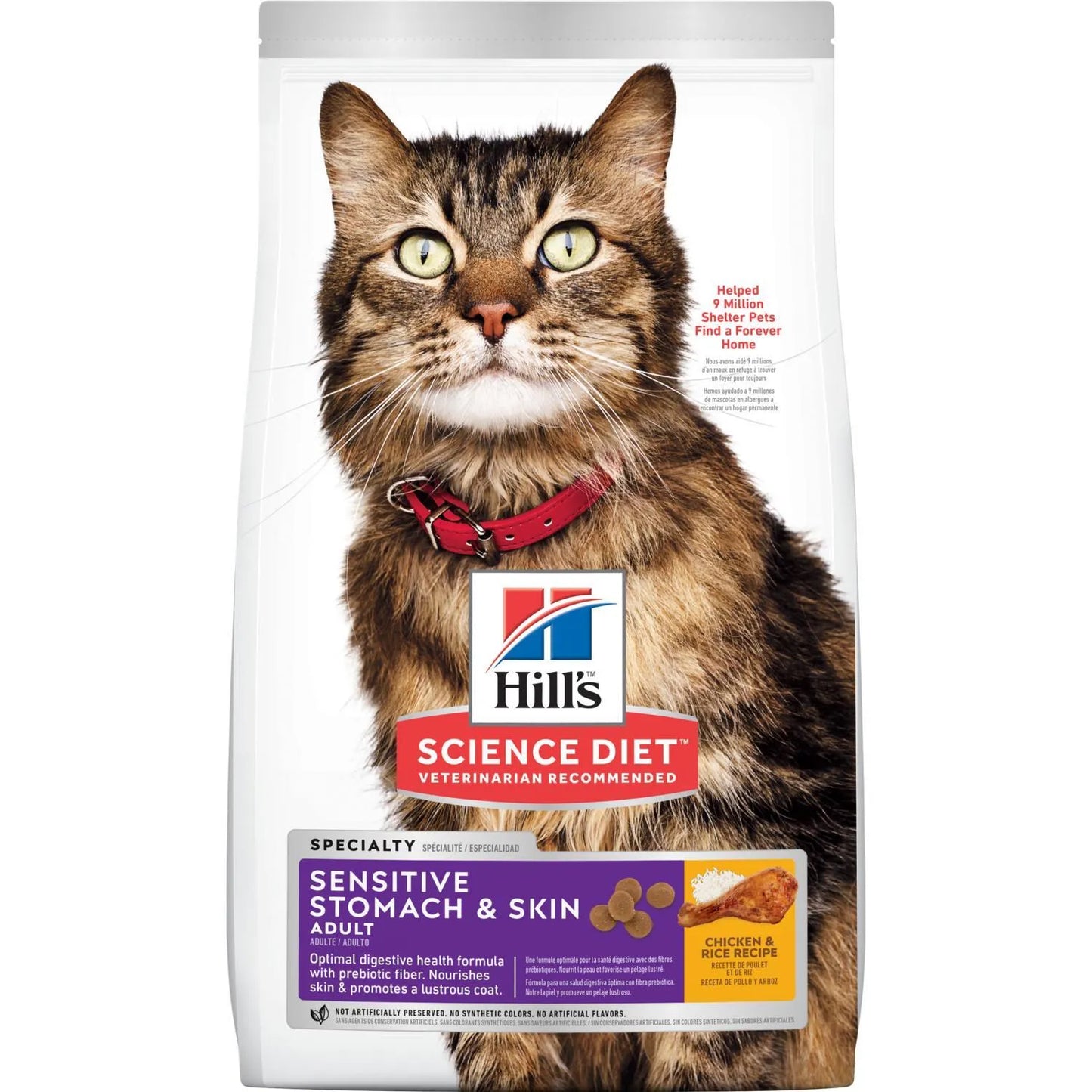 Hill's® Science Diet® Adult Sensitive Stomach and Skin Dry Cat Food