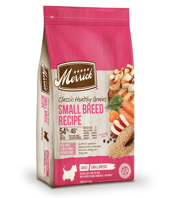 Merrick Classic Healthy Grains Small Breed Recipe Dry Dog Food, 4-lb Bag