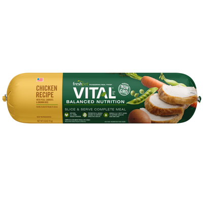 Freshpet Vital Balanced Nutrition Chicken Recipe, Gently Cooked Dog Food