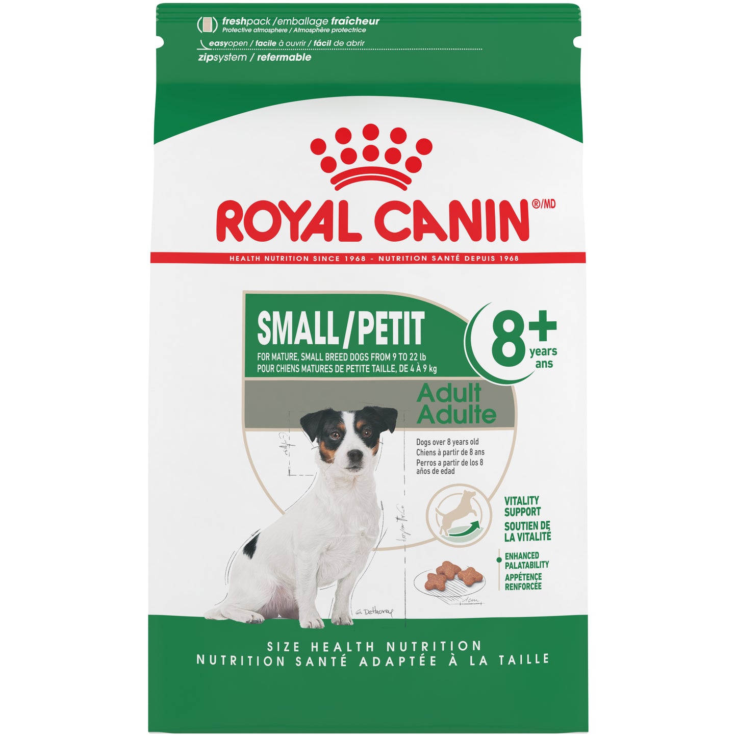 Royal Canin Small Adult 8+ Dry Dog Food, 13-lb Bag