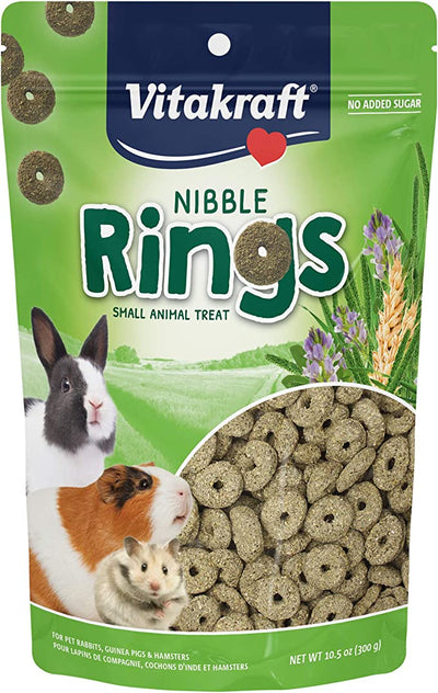 Vitakraft Nibble Rings Crunchy 10.6-oz, Small Animal Treat