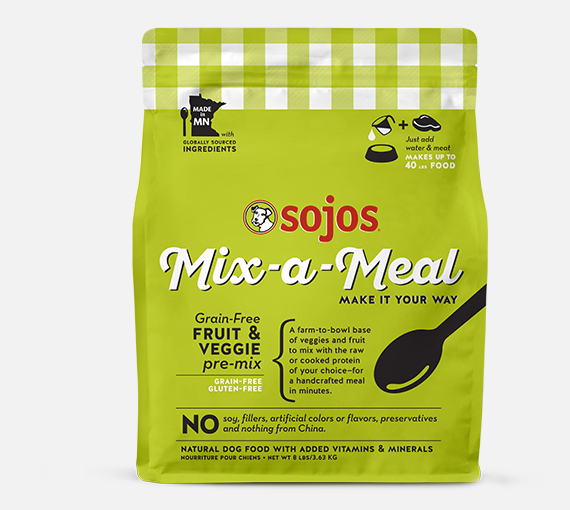 Sojos Mix-a-Meal Grain-Free Recipe Pre-Mix Freeze-Dried Dog Food