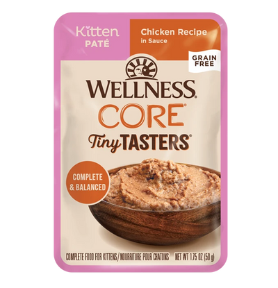 Wellness CORE® Tiny Tasters™ Kitten Pate 1.75-oz Pouch, Wet Cat Food