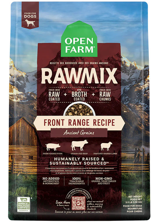 Open Farm Front Range Ancient Grains RawMix, Dry Dog Food