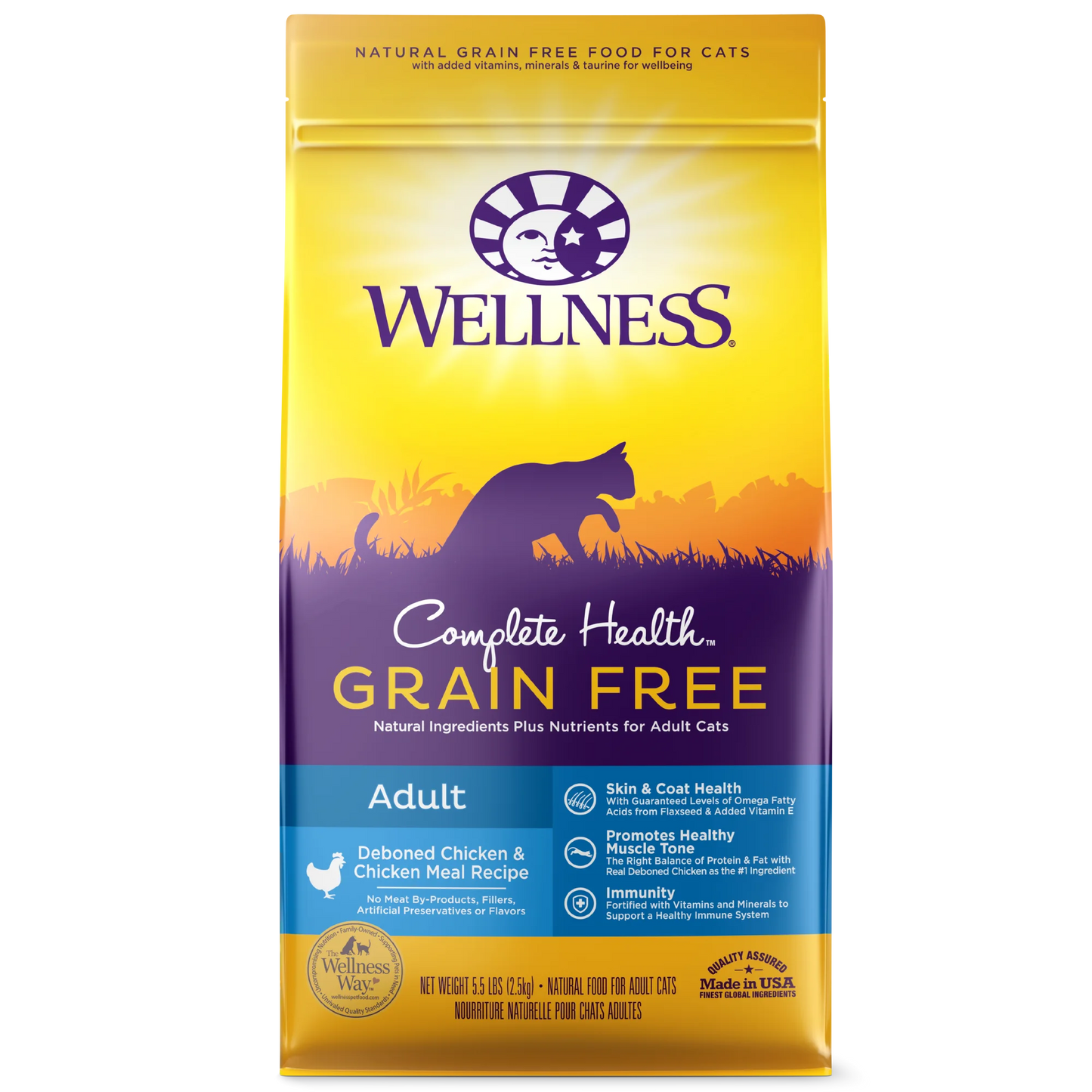 Wellness Complete Health™ Grain Free Chicken, Dry Cat Food, 11.5-lb Bag